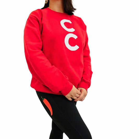 Comfy & Cozy Red Sweatshirt CC Sauce